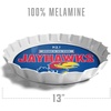 image:imageYouTheFan OfficiallyLicensed NCAA Bottlecap Serving Tray  13 x 13  Bottle Cap Shaped Tray  100 Melamine Dishwasher Safe BPA Free  Great Fan GiftKansas Jayhawks