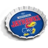 image:imageYouTheFan OfficiallyLicensed NCAA Bottlecap Serving Tray  13 x 13  Bottle Cap Shaped Tray  100 Melamine Dishwasher Safe BPA Free  Great Fan GiftKansas Jayhawks