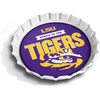 image:imageYouTheFan OfficiallyLicensed NCAA Bottlecap Serving Tray  13 x 13  Bottle Cap Shaped Tray  100 Melamine Dishwasher Safe BPA Free  Great Fan GiftLsu Tigers