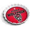 image:imageYouTheFan OfficiallyLicensed NCAA Bottlecap Serving Tray  13 x 13  Bottle Cap Shaped Tray  100 Melamine Dishwasher Safe BPA Free  Great Fan GiftNc State Wolfpack