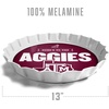image:imageYouTheFan OfficiallyLicensed NCAA Bottlecap Serving Tray  13 x 13  Bottle Cap Shaped Tray  100 Melamine Dishwasher Safe BPA Free  Great Fan GiftTexas Am Aggies