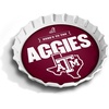 image:imageYouTheFan OfficiallyLicensed NCAA Bottlecap Serving Tray  13 x 13  Bottle Cap Shaped Tray  100 Melamine Dishwasher Safe BPA Free  Great Fan GiftTexas Am Aggies