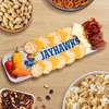 image:imageYouTheFan OfficiallyLicensed NCAA Snack Platter Platter  100 Melamine Dishwasher Safe BPA Free  16 x 5  Fan Gift for Snacks appetizers and FoodKansas Jayhawks