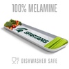 image:imageYouTheFan OfficiallyLicensed NCAA Snack Platter Platter  100 Melamine Dishwasher Safe BPA Free  16 x 5  Fan Gift for Snacks appetizers and FoodMichigan State Spartans