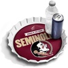 image:imageYouTheFan OfficiallyLicensed NCAA Bottlecap Serving Tray  13 x 13  Bottle Cap Shaped Tray  100 Melamine Dishwasher Safe BPA Free  Great Fan GiftFlorida State Seminoles