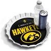 image:imageYouTheFan OfficiallyLicensed NCAA Bottlecap Serving Tray  13 x 13  Bottle Cap Shaped Tray  100 Melamine Dishwasher Safe BPA Free  Great Fan GiftIowa Hawkeyes