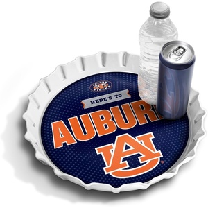 image:imageYouTheFan OfficiallyLicensed NCAA Bottlecap Serving Tray  13 x 13  Bottle Cap Shaped Tray  100 Melamine Dishwasher Safe BPA Free  Great Fan GiftAuburn Tigers