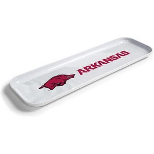image:imageYouTheFan OfficiallyLicensed NCAA Snack Platter Platter  100 Melamine Dishwasher Safe BPA Free  16 x 5  Fan Gift for Snacks appetizers and FoodArkansas Razorbacks
