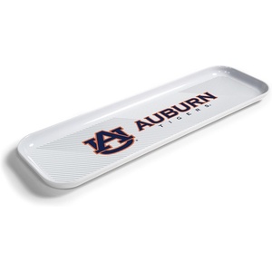image:imageYouTheFan OfficiallyLicensed NCAA Snack Platter Platter  100 Melamine Dishwasher Safe BPA Free  16 x 5  Fan Gift for Snacks appetizers and FoodAuburn Tigers