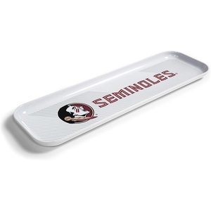 image:imageYouTheFan OfficiallyLicensed NCAA Snack Platter Platter  100 Melamine Dishwasher Safe BPA Free  16 x 5  Fan Gift for Snacks appetizers and FoodFlorida State Seminoles