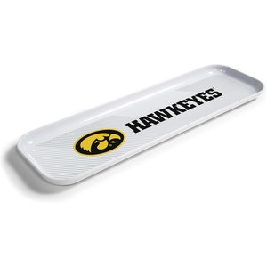 image:imageYouTheFan OfficiallyLicensed NCAA Snack Platter Platter  100 Melamine Dishwasher Safe BPA Free  16 x 5  Fan Gift for Snacks appetizers and FoodIowa Hawkeyes