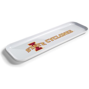 image:imageYouTheFan OfficiallyLicensed NCAA Snack Platter Platter  100 Melamine Dishwasher Safe BPA Free  16 x 5  Fan Gift for Snacks appetizers and FoodIowa State Cyclones
