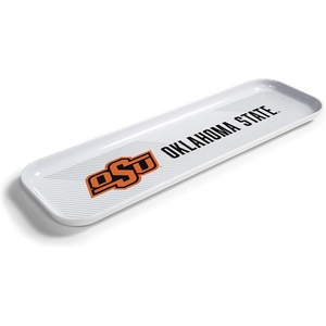 image:imageYouTheFan OfficiallyLicensed NCAA Snack Platter Platter  100 Melamine Dishwasher Safe BPA Free  16 x 5  Fan Gift for Snacks appetizers and FoodOklahoma State Cowboys
