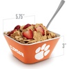image:imageYouTheFan Officiallylicensed NCAA Small Snack Bowl  100 Melamine dishwasher safe BPA free  Fan gift for snacks appetizers and other small bitesClemson Tigers