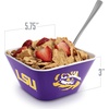 image:imageYouTheFan Officiallylicensed NCAA Small Snack Bowl  100 Melamine dishwasher safe BPA free  Fan gift for snacks appetizers and other small bitesLSU Tigers