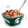 image:imageYouTheFan Officiallylicensed NCAA Small Snack Bowl  100 Melamine dishwasher safe BPA free  Fan gift for snacks appetizers and other small bitesMichigan State Spartans