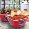 image:imageYouTheFan Officiallylicensed NCAA Small Snack Bowl  100 Melamine dishwasher safe BPA free  Fan gift for snacks appetizers and other small bitesMississippi Rebels