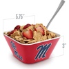 image:imageYouTheFan Officiallylicensed NCAA Small Snack Bowl  100 Melamine dishwasher safe BPA free  Fan gift for snacks appetizers and other small bitesMississippi Rebels