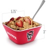 image:imageYouTheFan Officiallylicensed NCAA Small Snack Bowl  100 Melamine dishwasher safe BPA free  Fan gift for snacks appetizers and other small bitesNC State Wolfpack