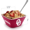 image:imageYouTheFan Officiallylicensed NCAA Small Snack Bowl  100 Melamine dishwasher safe BPA free  Fan gift for snacks appetizers and other small bitesOklahoma Sooners