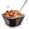 image:imageYouTheFan Officiallylicensed NCAA Small Snack Bowl  100 Melamine dishwasher safe BPA free  Fan gift for snacks appetizers and other small bitesTexas Tech Red Raiders