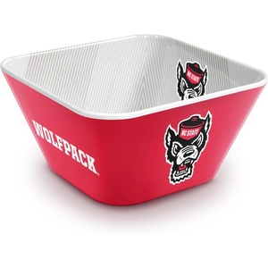 image:imageYouTheFan Officiallylicensed NCAA Small Snack Bowl  100 Melamine dishwasher safe BPA free  Fan gift for snacks appetizers and other small bitesNC State Wolfpack